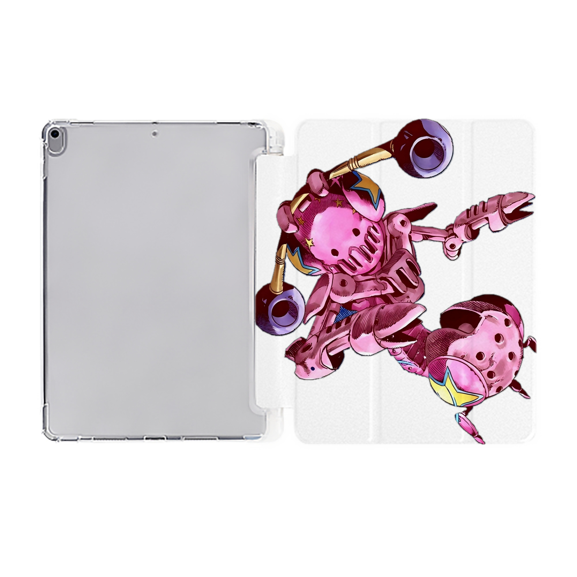 （画像用） ジョジョの奇妙な冒険 ジョナサン?ジョースター JoJo's Bizarre Adventure Jonathan Joestar IPad ケース ペン収納付き 三つ折りスタンド PUレザー×シリコン 対応機種9.5/10.5/10.9インチ